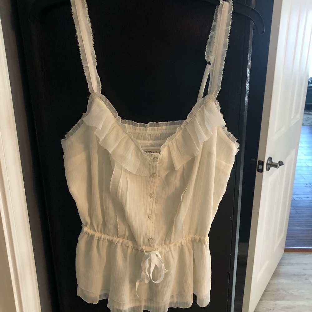 Abercrombie Cream Tank